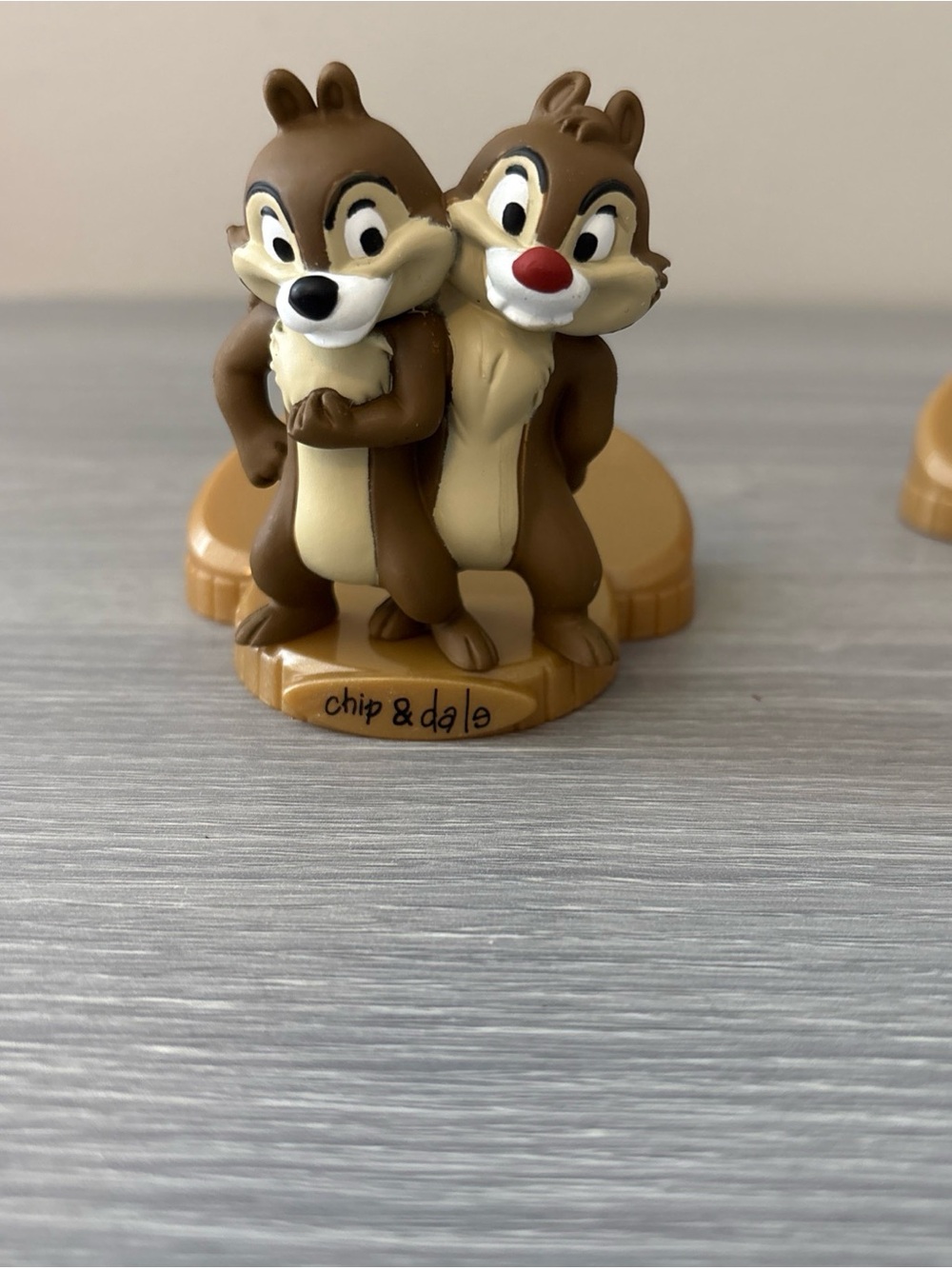 Disney 50th Anniversary Chip & Dale Toy with Mouse Ear Stand, goofy, Donaldduck